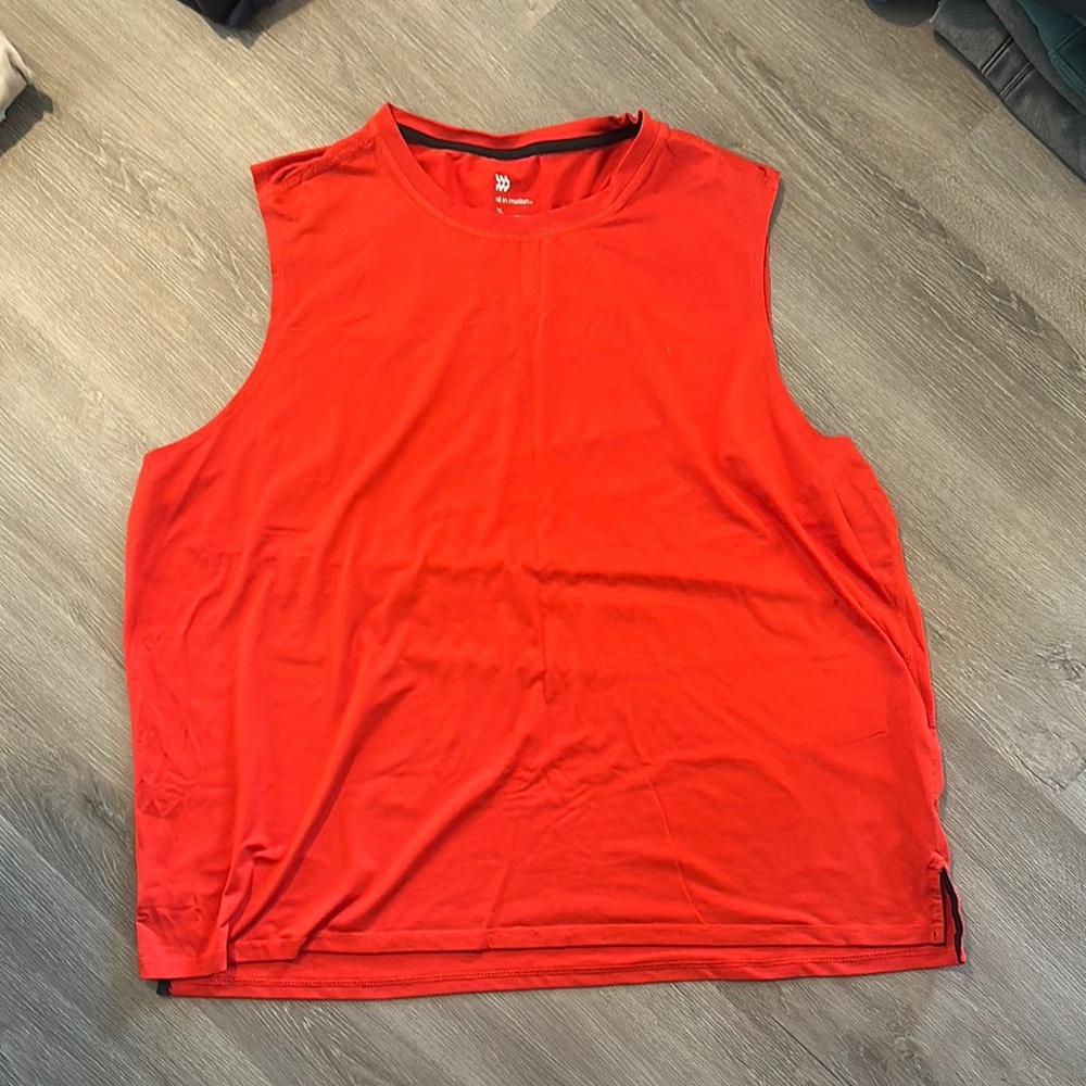 All in Motion Red Tank Top Athletic Performance